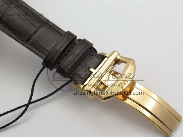 MIROTIME 0411 Efficient Portofino Chrono RG ZF 1:1 Best Edition White Dial on Brown Leather Strap A 7151